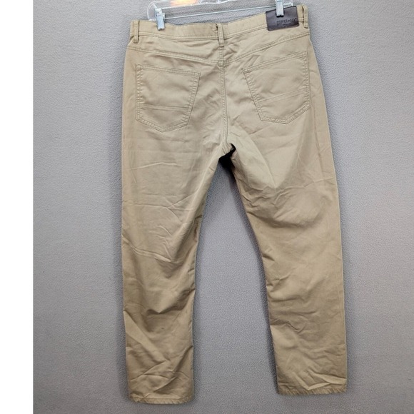 Copper & Oak Men's 34x30 5 Pockets Every Day Pants Straight Leg Khaki Stretch - Picture 5 of 12